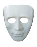 Masque adulte rigide blanc