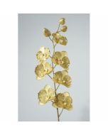 Branche orchidées décoratives - or