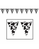 Guirlande fanion vache - western 