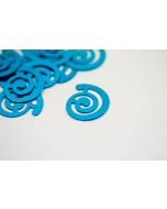 Confettis de table "Spirale fantaisie" - Turquoise