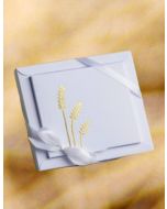 Boîtes pour dragées Nina GM Communion - épis or