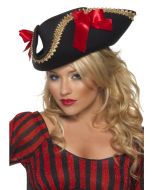 Chapeau pirate femme ruban