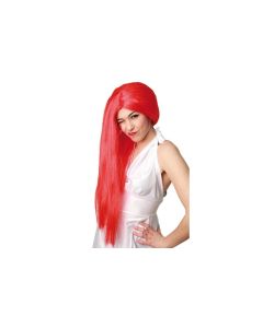 Perruque Rouge - femme cheveux longs 