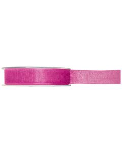 Ruban Organdi Fuchsia - 7 mm