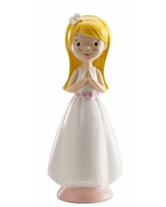 Figurine de communion - Fille qui prie