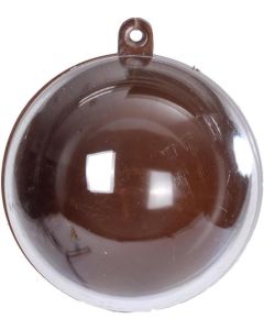 10 Boules pvc 5 cm - chocolat