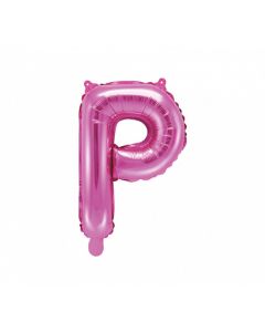 Ballon rose lettre P - 36 cm