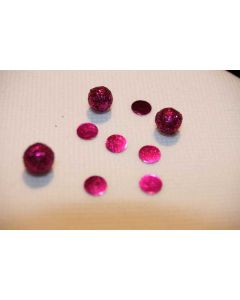 Confettis de table ronds fuchsia