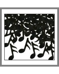 Confettis notes de musique - noir - 29 g