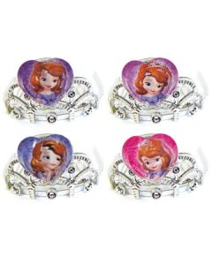 Lot 4 barrettes peignes Princesse Sofia