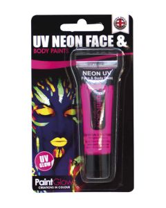 Fard UV visage et corps - 10 ml - rose fluo